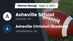 Recap: Asheville School vs. Asheville Christian Academy  2021