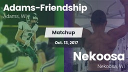 Matchup: Adams-Friendship vs. Nekoosa  2017