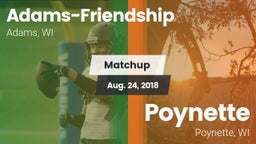 Matchup: Adams-Friendship vs. Poynette  2018