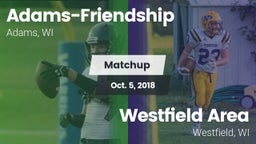 Matchup: Adams-Friendship vs. Westfield Area  2018