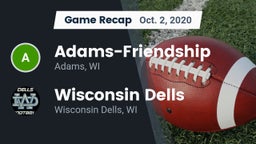 Recap: Adams-Friendship  vs. Wisconsin Dells  2020