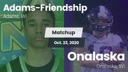 Matchup: Adams-Friendship vs. Onalaska  2020