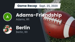 Recap: Adams-Friendship  vs. Berlin  2020