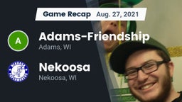 Recap: Adams-Friendship  vs. Nekoosa  2021
