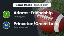 Recap: Adams-Friendship  vs. Princeton/Green Lake  2021