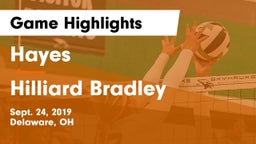 Hayes  vs Hilliard Bradley  Game Highlights - Sept. 24, 2019