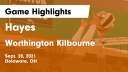 Hayes  vs Worthington Kilbourne  Game Highlights - Sept. 28, 2021
