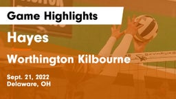 Hayes  vs Worthington Kilbourne  Game Highlights - Sept. 21, 2022