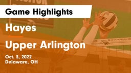 Hayes  vs Upper Arlington Game Highlights - Oct. 3, 2022