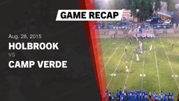 Recap: Holbrook  vs. Camp Verde  2015