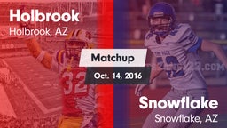 Matchup: Holbrook vs. Snowflake  2016