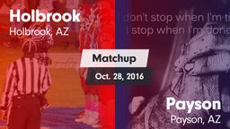 Matchup: Holbrook vs. Payson  2016