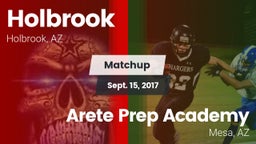 Matchup: Holbrook vs. Arete Prep Academy 2017