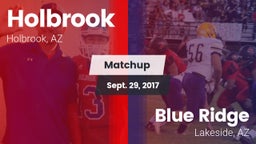 Matchup: Holbrook vs. Blue Ridge  2017