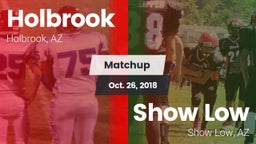 Matchup: Holbrook vs. Show Low  2018
