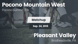 Matchup: Pocono Mountain West vs. Pleasant Valley  2016