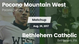 Matchup: Pocono Mountain West vs. Bethlehem Catholic  2017