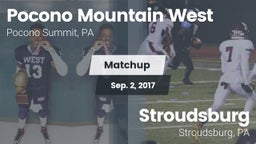 Matchup: Pocono Mountain West vs. Stroudsburg  2016