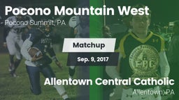 Matchup: Pocono Mountain West vs. Allentown Central Catholic  2017