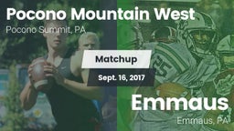 Matchup: Pocono Mountain West vs. Emmaus  2017