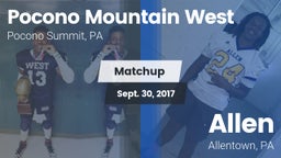 Matchup: Pocono Mountain West vs. Allen  2017