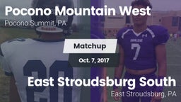 Matchup: Pocono Mountain West vs. East Stroudsburg South  2017