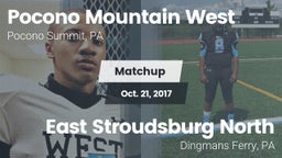 Matchup: Pocono Mountain West vs. East Stroudsburg North  2017