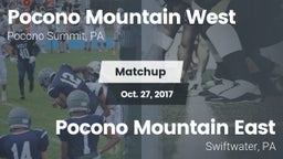 Matchup: Pocono Mountain West vs. Pocono Mountain East  2017