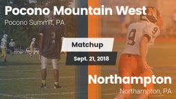 Matchup: Pocono Mountain West vs. Northampton  2018