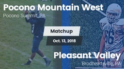 Matchup: Pocono Mountain West vs. Pleasant Valley  2018