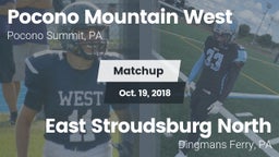 Matchup: Pocono Mountain West vs. East Stroudsburg North  2018