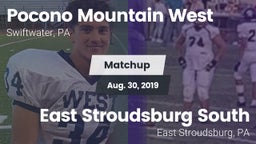 Matchup: Pocono Mountain West vs. East Stroudsburg  South 2019