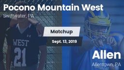Matchup: Pocono Mountain West vs. Allen  2019