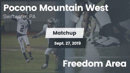 Matchup: Pocono Mountain West vs. Freedom Area  2019