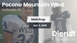 Matchup: Pocono Mountain West vs. Dieruff  2019