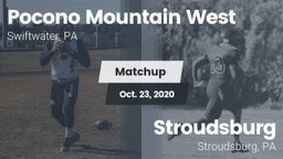 Matchup: Pocono Mountain West vs. Stroudsburg  2020