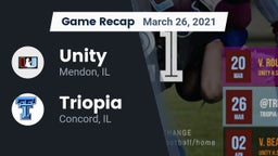 Recap: Unity  vs. Triopia  2021