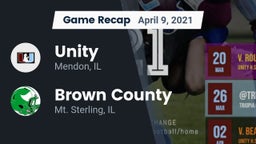 Recap: Unity  vs. Brown County  2021