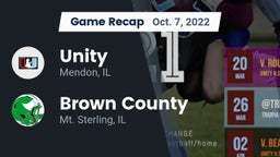 Recap: Unity  vs. Brown County  2022