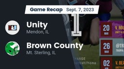 Recap: Unity  vs. Brown County  2023