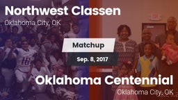 Matchup: Northwest Classen vs. Oklahoma Centennial  2017