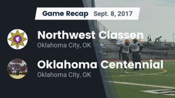 Recap: Northwest Classen  vs. Oklahoma Centennial  2017