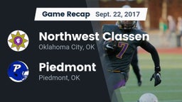 Recap: Northwest Classen  vs. Piedmont  2017