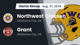 Recap: Northwest Classen  vs. Grant  2018