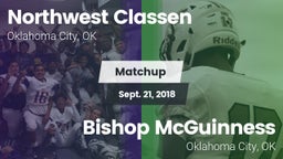 Matchup: Northwest Classen vs. Bishop McGuinness  2018