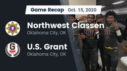 Recap: Northwest Classen  vs. U.S. Grant  2020