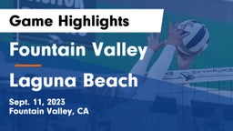 Fountain Valley  vs Laguna Beach  Game Highlights - Sept. 11, 2023