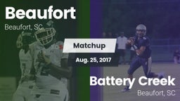 Matchup: Beaufort vs. Battery Creek  2017