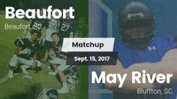 Matchup: Beaufort vs. May River  2017