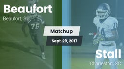 Matchup: Beaufort vs. Stall  2017
